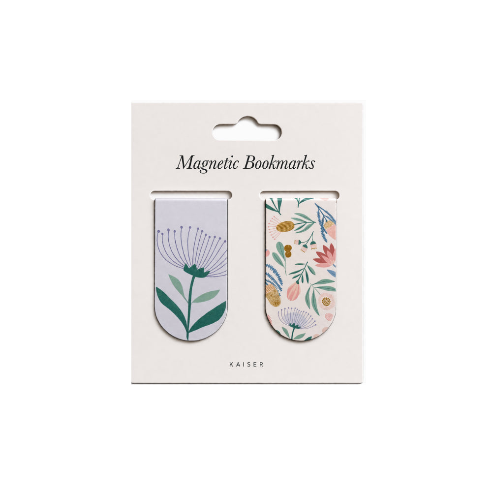 Kaiser Magnetic Bookmark 2pk - PRETTY PETAL